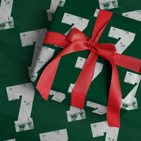 Number 7 Wrapping Paper Roll Matching 67 Meme 7th Birthday 7 Years - Wonder Print Shop
