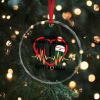 Nurse The Heart Of The Holiday Crystal Glass Ornament Happy Kwanzaa Medical Gift - Wonder Print Shop
