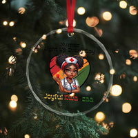 Nurses Light Up Everyday Crystal Glass Ornament Joyful Kwanzaa Celebration Gift - Wonder Print Shop