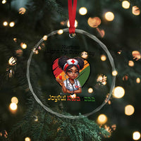 Nurses Light Up Everyday Crystal Glass Ornament Joyful Kwanzaa Celebration Gift TS12