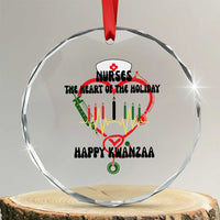 Nurses The Heart Of The Holiday Crystal Glass Ornament Kwanzaa Celebration Gift TS12