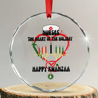 Nurses The Heart Of The Holiday Crystal Glass Ornament Kwanzaa Celebration Gift - Wonder Print Shop