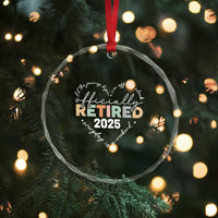Officially Retired 2025 Crystal Glass Ornament Women Retirement Vintage TS10
