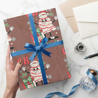 Oh Christmas Tree Retro Groovy Wrapping Paper Roll