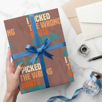 Oh Shit I Picked The Wrong White Elephant Gift Wrapping Paper Roll Funny Retro Christmas Gift Exchange - Wonder Print Shop