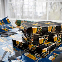 Oktoberfest Beer Wrapping Paper Roll Funny I Like Big Mugs Pin Up Girl Dirndl - Wonder Print Shop