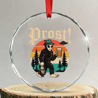 Oktoberfest Bigfoot Alien Beer Crystal Glass Ornament Retro German Sasquatch Beer TS10
