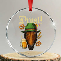 Oktoberfest Horse Crystal Glass Ornament German Octoberfest Beer Prost Drinking TS10