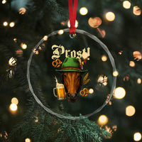 Oktoberfest Horse Crystal Glass Ornament German Octoberfest Beer Prost Drinking TS10