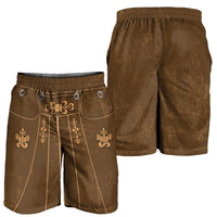Oktoberfest Shorts for Men Lederhosen Retro Style - Wonder Print Shop