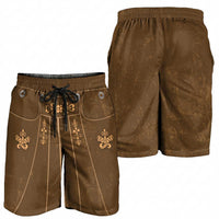 Oktoberfest Shorts for Men Lederhosen Retro Style - Wonder Print Shop