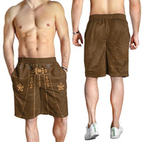 Oktoberfest Shorts for Men Lederhosen Retro Style - Wonder Print Shop