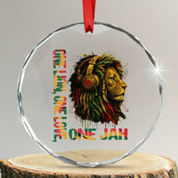 One Love Rasta Lion Crystal Glass Ornament Rastafari Reggae Jamaica Roots Lion of Judah Dreadlocks TS10