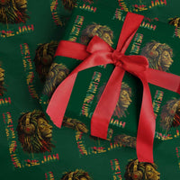 One Love Rasta Lion Wrapping Paper Roll Rastafari Reggae Jamaica Roots Lion of Judah Dreadlocks - Wonder Print Shop