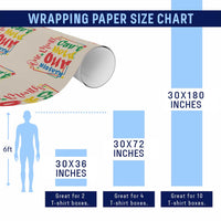 One Month Cannot Hold Our History Wrapping Paper Roll Black History Gift