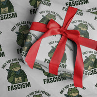 Only You Can Prevent Fascism Portland Frog Wrapping Paper Roll Resist Protest Forest Ranger - Wonder Print Shop