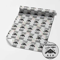 Operation Midnight Hammer Military Wrapping Paper Roll Tactical Warfare Jets Bombers - Wonder Print Shop