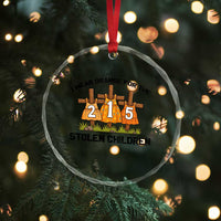 Orange Shirt Day Crystal Glass Ornament I Wear Orange For The 215 Stolen Children - Wonder Print Shop