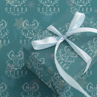 Ostara Pagan Eostre Easter Day Wrapping Paper Roll Balance Rebirth Renewal Bunny