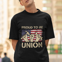 Labor Day T Shirt Proud To Be Union Skilled Labor Worker Labor Day Labor Union - Wonder Print Shop