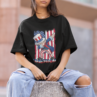 Uncle Sam T Shirt 4th of July Dabbing Uncle Sam American Flag Men Women Kid - Wonder Print Shop