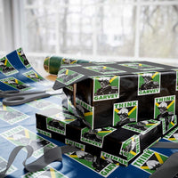 Pan Africanism Think Like Garvey Wrapping Paper Roll Marcus Garvey Jamaica Flag