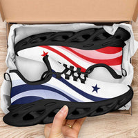 Panama Football Clunky Sneakers Flag-Inspired Curve Style