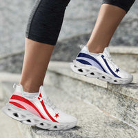 Panama Football Clunky Sneakers Flag-Inspired Curve Style