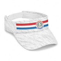 Paraguay 2026 Football Sun Visor Cap Vamos La Albirroja