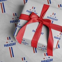 Paraguay Flag Soccer Jersey Style Graphic Wrapping Paper Roll Patriotic Paraguaya Pride Football Fans Sports Spirit