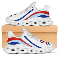 Paraguay Football Clunky Sneakers Flag-Inspired Curve Style