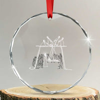 Paralyzed Man Christian Religious Jesus Healing Crystal Glass Ornament - Wonder Print Shop