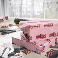 Patriotic Book Lover Gift Wrapping Paper Roll Books Are My Love Language