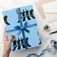 Patriotic Chupacabra Wrapping Paper Roll Funny Cryptid Lover Gift