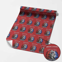 Patriotic George Washington Sunglasses and Fighter Jets Wrapping Paper Roll Imagine A Country So Great Pride
