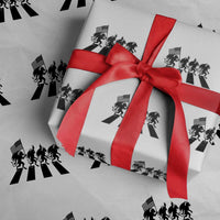 Patriotic Jersey Devil Wrapping Paper Roll New Jersey Cryptid Gift