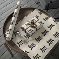 Patriotic Jersey Devil Wrapping Paper Roll New Jersey Cryptid Gift