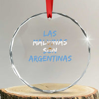 Patriotic Las Malvinas Son Argentinas Flag Crystal Glass Ornament Argentine Heritage Sun of May Argentina Sovereignty