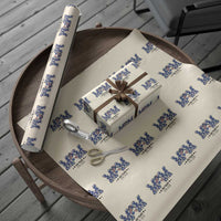Patriotic Mothers Day Gift Wrapping Paper Roll USA 250 Years Celebration