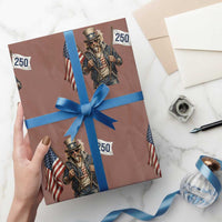 Patriotic Uncle Sam Celebrating 250 Years America Wrapping Paper Roll