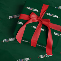 Patriotic Wrapping Paper Roll Freedom American Flag 4th of July - Wonder Print Shop