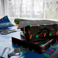 Peace Love Palestine Wrapping Paper Roll Gaza Palestinian Flag - Wonder Print Shop