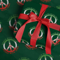 Peace With Iran Wrapping Paper Roll Not War In Middle East