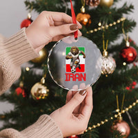 Persian Lions Soccer Fan Crystal Glass Ornament Proud Iranian Heritage Gift