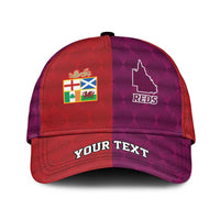 Personalised British Lions Australia Queensland Classic Cap Sporty Style LT9