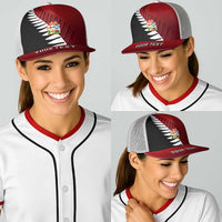 Personalised British Lions New Zealand Baseball Net Cap Half Black Fern - Wonder Print Shop