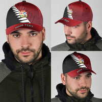 Personalised British Lions New Zealand Classic Cap Half Black Fern LT9