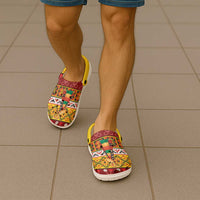 Moldova Christmas Clogs Shoes Capra Goat Folk Costume - Wonder Print Shop