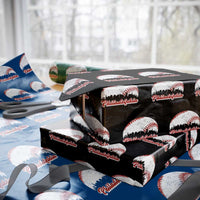 Philadelphia Baseball Wrapping Paper Roll Vintage Skyline City - Wonder Print Shop