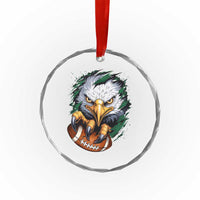 Philadelphia Fan Crystal Glass Ornament Green Eagles Sport Game Day - Wonder Print Shop